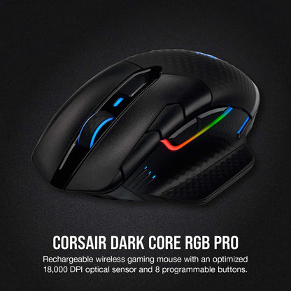 Corsair CH-9315411-NA Dark Core RGB Pro Wireless Gaming Mouse