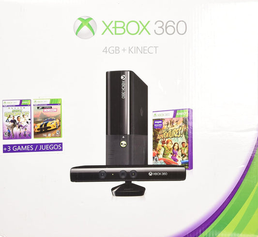 Microsoft xbox360-4gb-kinbun-3game 4GB Kinect Holiday Bundle