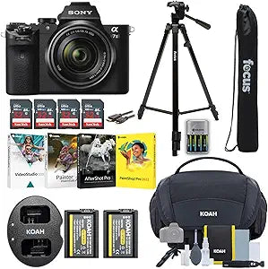 Sony ILCE7M2K/B Alpha a7II Mirrorless Camera 28-70mm Bundle