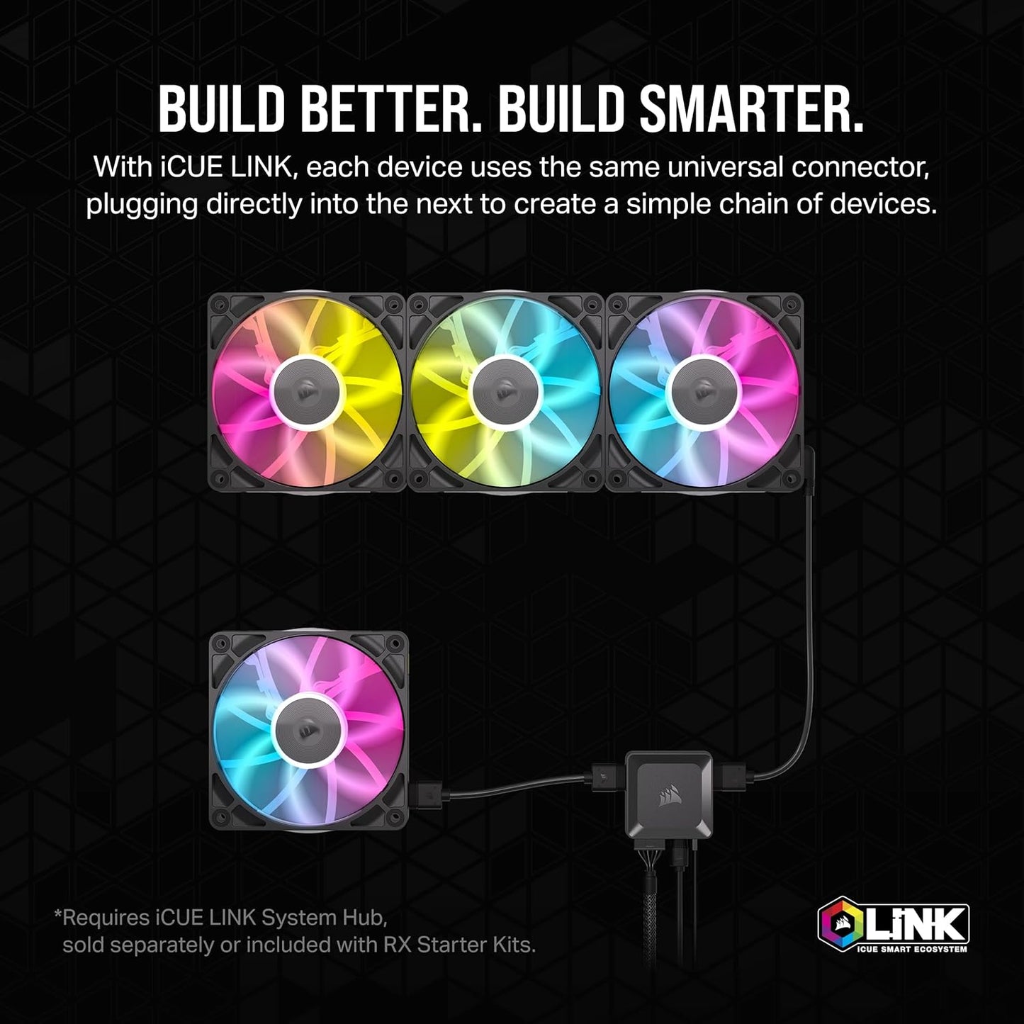 Corsair CO-9051017-WW iCUE Link RX120 RGB Fan