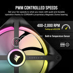 Corsair CO-9051004-WW iCUE LINK QX140 RGB Fans Starter Kit
