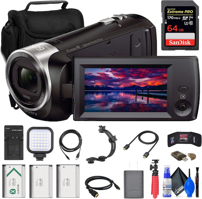 Sony HDR-CX405 HD Handycam Camcorder Bundle Renewed — main product image