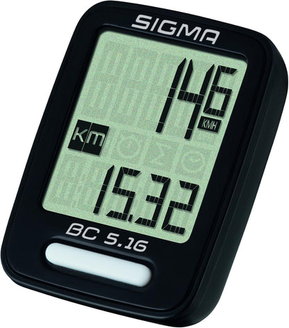 Sigma BC 5.16 Wired Bicycle Speedometer Computer