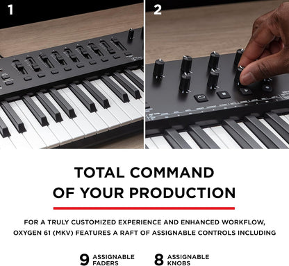 M-Audio Oxygen 61 MKV USB MIDI Keyboard Controller