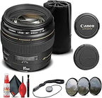 Canon 2519A003 EF 85mm f/1.8 USM Lens Bundle (Renewed)