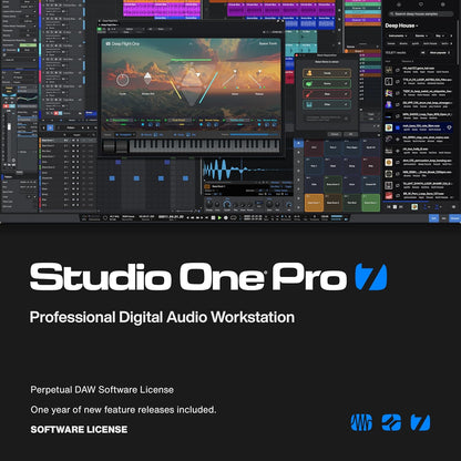 PreSonus Studio One Pro 7 Perpetual License Music Production DAW