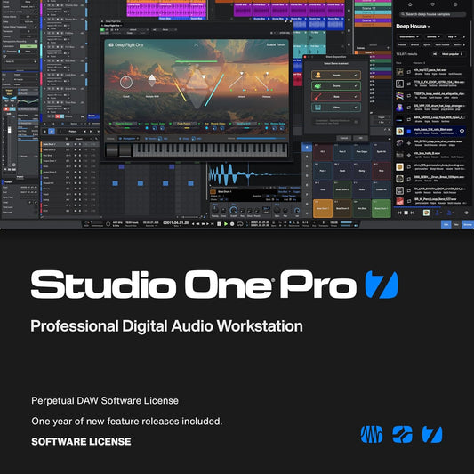 PreSonus Studio One Pro 7 Perpetual License Music Production DAW