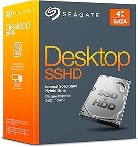 Seagate FBA_STCL4000400 4TB Barracuda SATA 3.5" Hybrid SSD KIT
