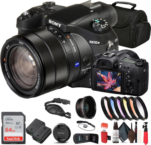 Sony DSCRX10M4/B Cyber-Shot RX10 IV Camera Bundle