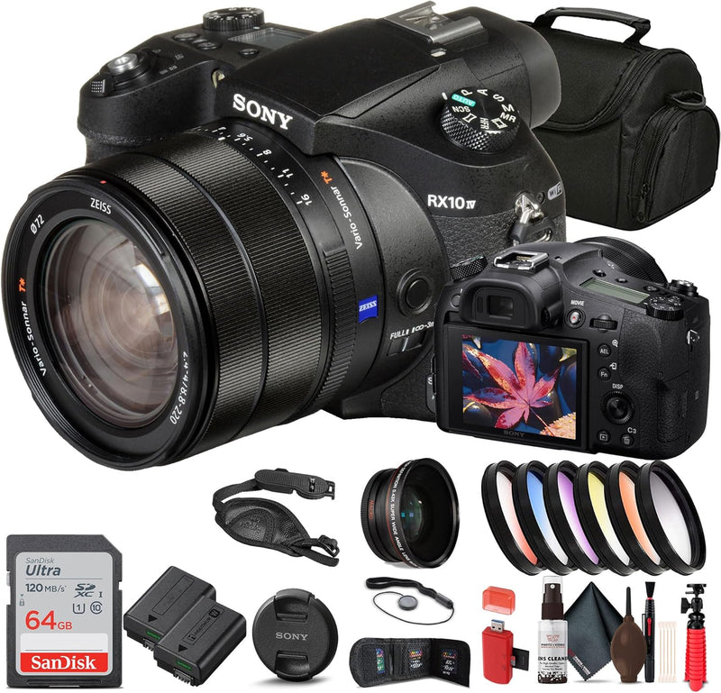 Sony DSCRX10M4/B Cyber-Shot RX10 IV Camera Bundle — main product image