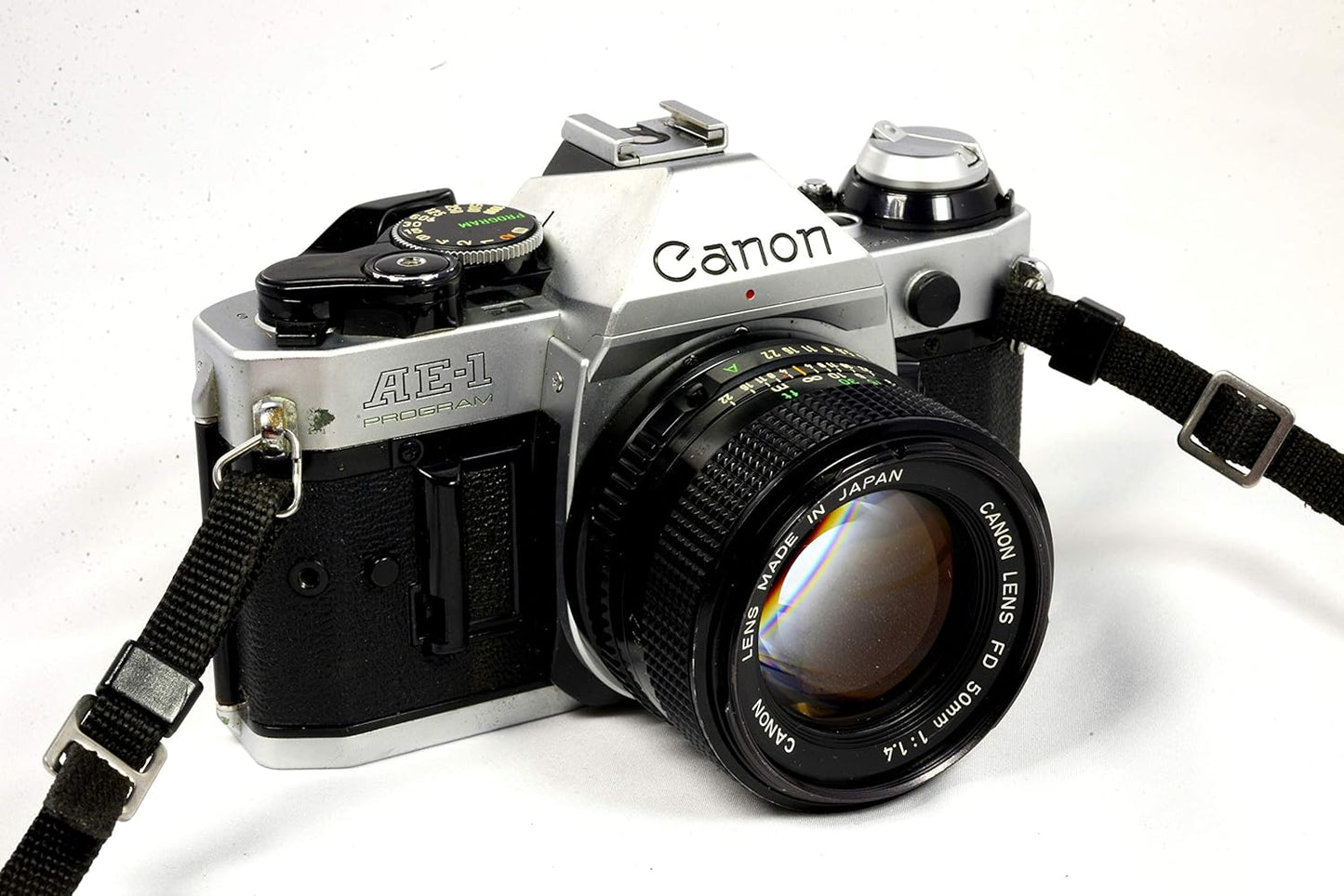 Canon AE-1 Program 35mm Film Camera w/ 50mm Lens