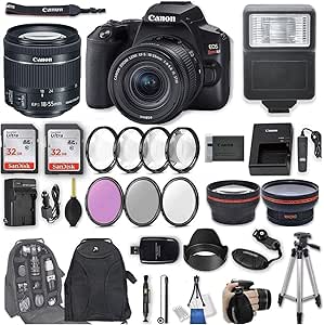 Canon SL3 EOS Rebel DSLR Camera with 18-55mm Lens Kit