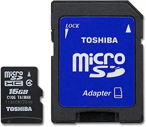 Toshiba SD-C16G2T2TRT 16GB Micro SDHC Card Adapter