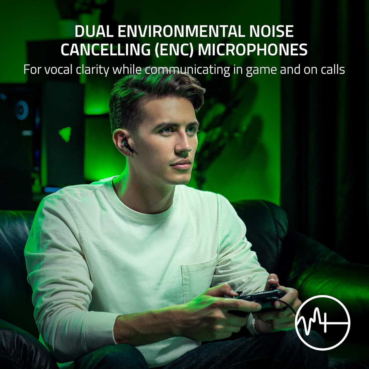 Razer RZ12-03820200-R3U1 Hammerhead HyperSpeed Xbox Wireless Gaming Earbuds