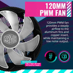 Cooler Master RR-I7C7 LGA1700 ARGB CPU Cooler