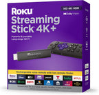 Roku Streaming Stick 4K+ - Voice Remote Pro, HDR, Dolby Vision