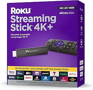 Roku 3821R2 Streaming Stick 4K+ Voice Remote Pro