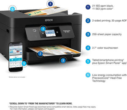 Epson WF-3823 Workforce Pro Wireless All-in-One Printer