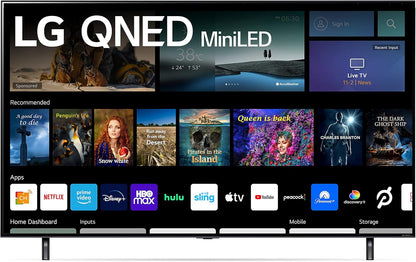 LG QNED85-86.6-[UNIQUE ID] 86" MiniLED 4K UHD Smart TV Renewed