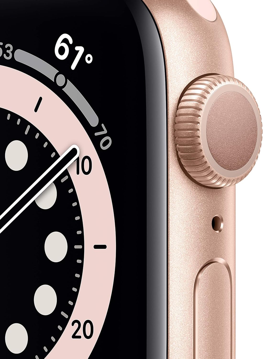 Apple Series 6 40mm GPS Gold Aluminum Pink Sand (Renewed)