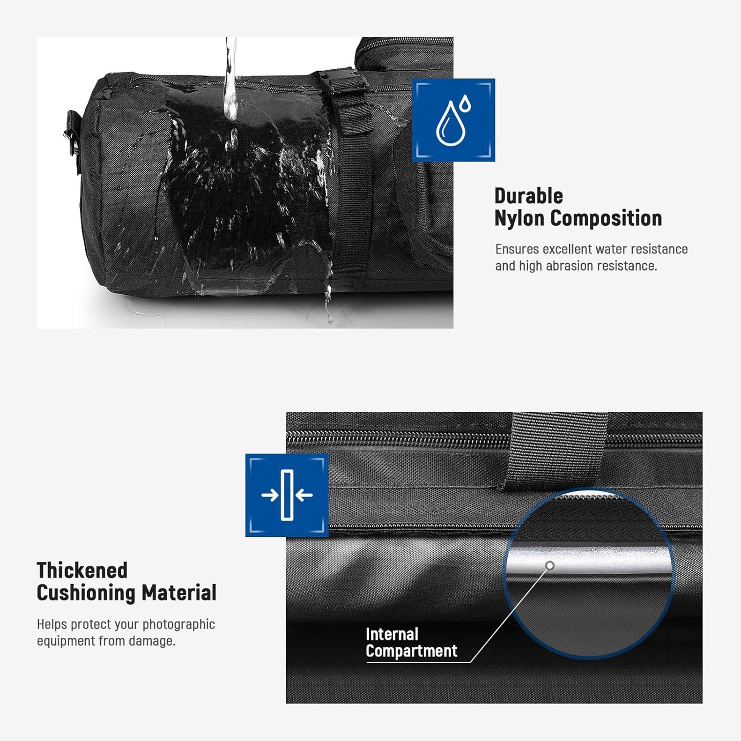 Neewer Tripod Carrying Case Waterproof Nylon Bag