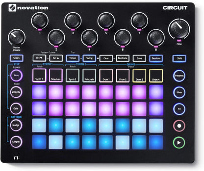 Novation Circuit Groove Box Sampler, Synth & Drum Machine