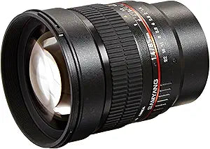 Samyang SY85M-MFT 85mm F1.4 Micro Four Thirds Lens — main product image