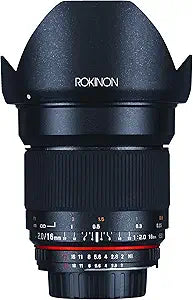 Rokinon 16M-C 16mm f/2.0 Canon EF Wide Angle Lens