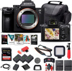 Sony ILCE7M3/B Alpha a7 III Mirrorless Camera Body (Renewed) + Extras