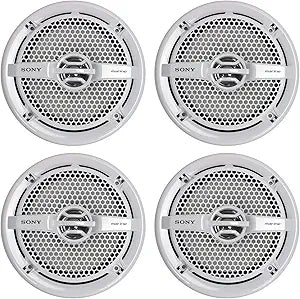 Sony XSMP1611 6.5" Weatherproof Marine Audio Stereo Speakers
