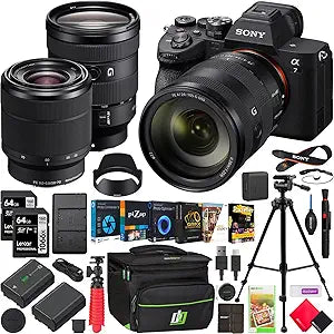 Sony E25SNILCE7M4KB Alpha a7 IV 2 Lens Bundle ILCE-7M4K/B