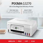 Canon 5805C022 MegaTank G3270 Wireless All-in-One Inkjet Printer