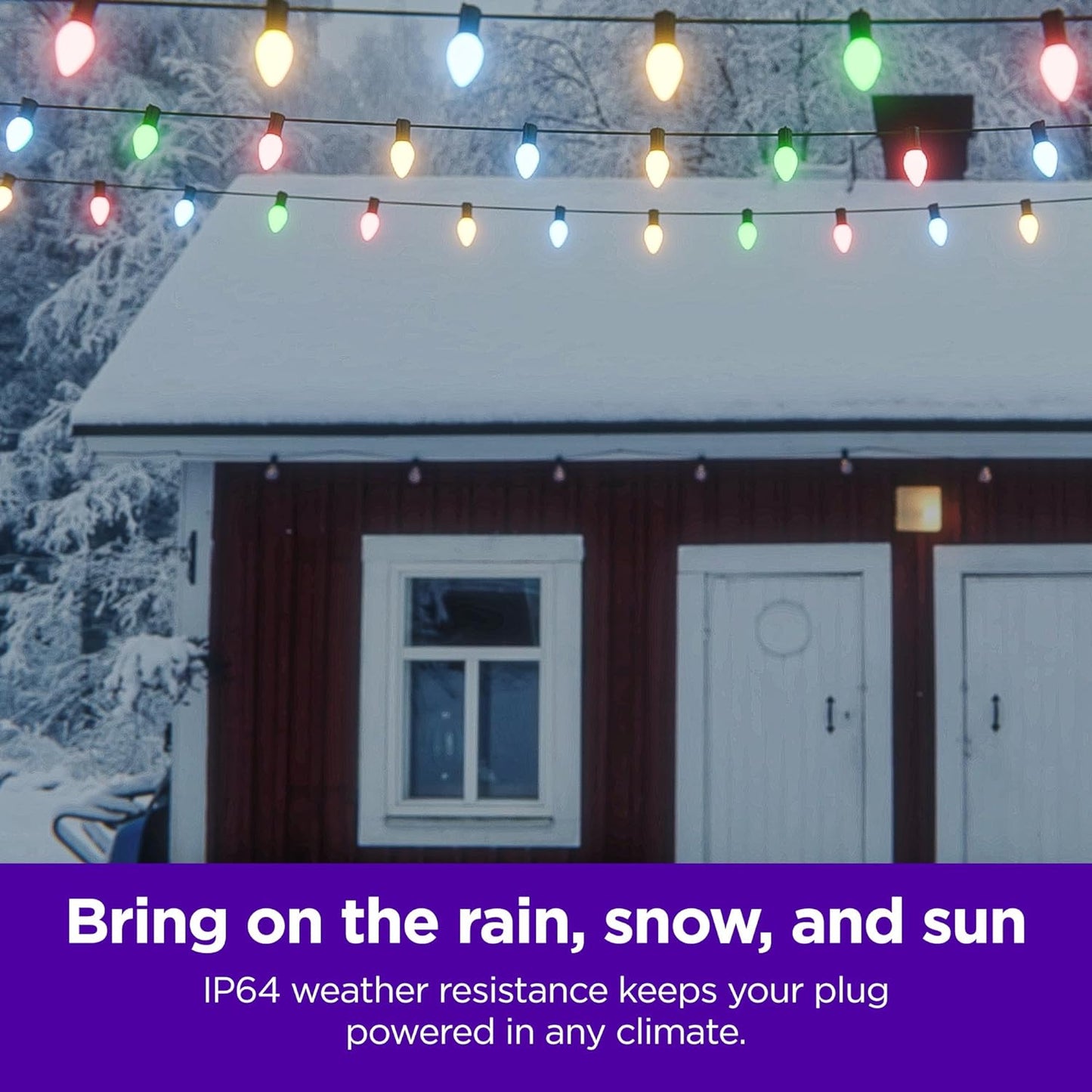 Roku PW1000R Outdoor Smart Plug - WiFi, Alexa, Google Assistant