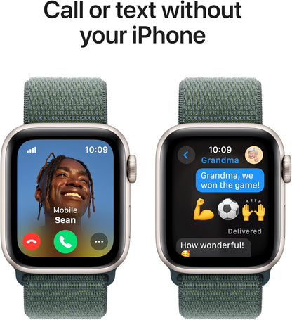 Apple Watch SE (2nd Gen) GPS, 40mm, Starlight Aluminium