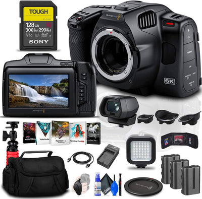 Blackmagic Design CINECAMPOCHDEF06P Pocket Cinema Camera 6K Pro Kit