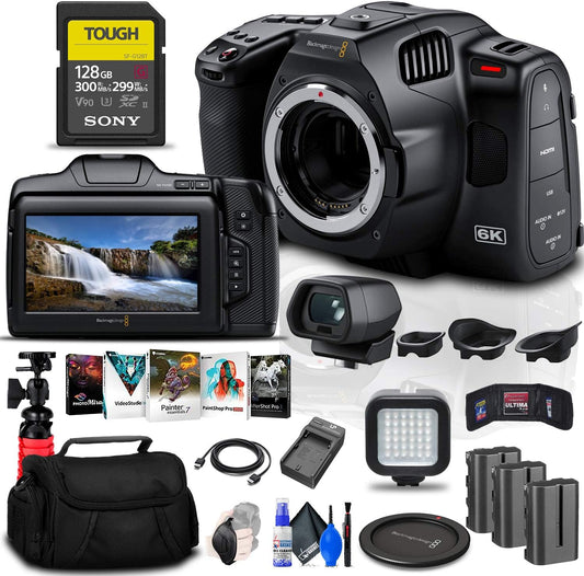 Blackmagic Design CINECAMPOCHDEF06P Pocket Cinema Camera 6K Pro Kit