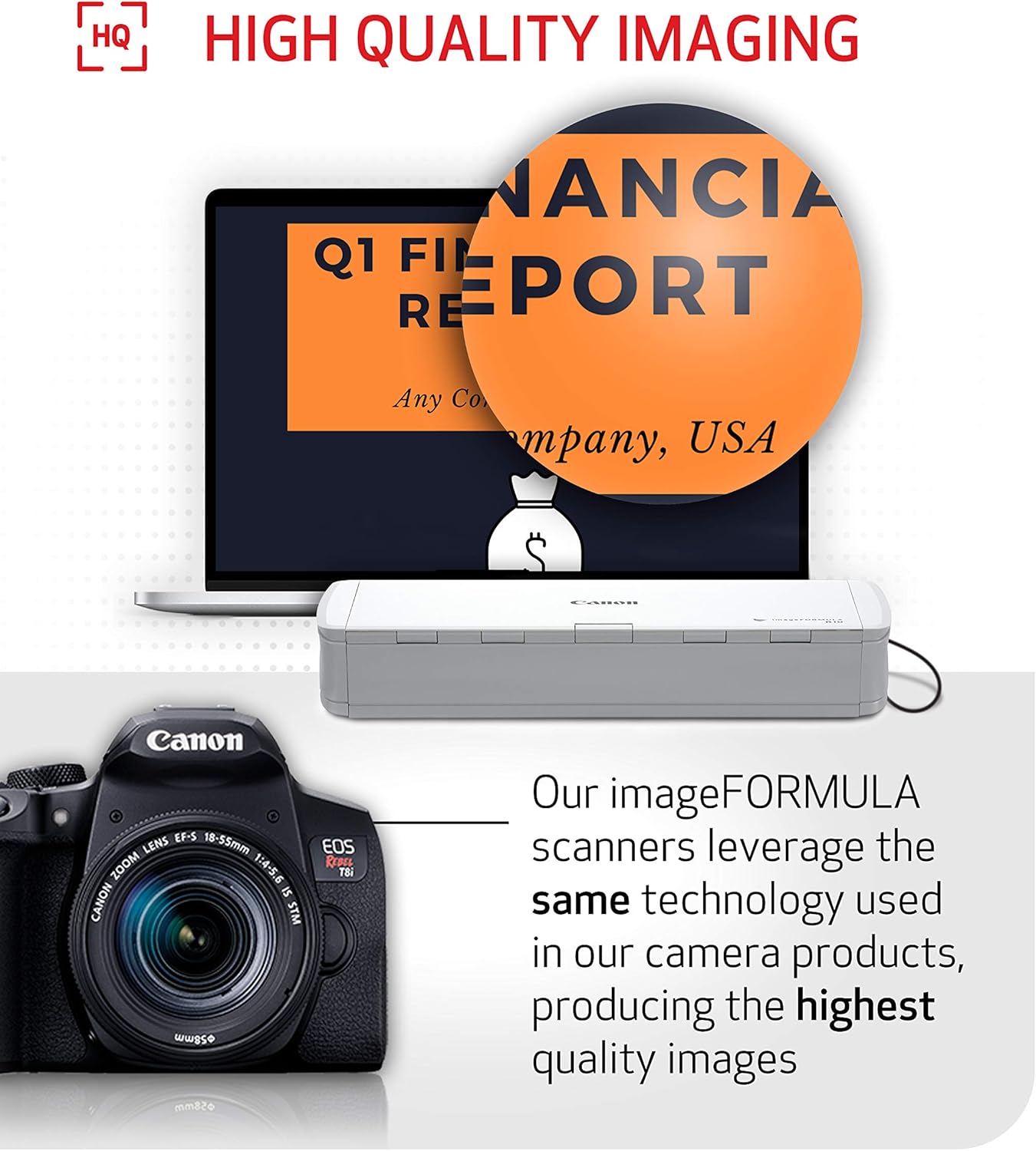 Canon 4861C001 imageFORMULA R10 Portable Scanner