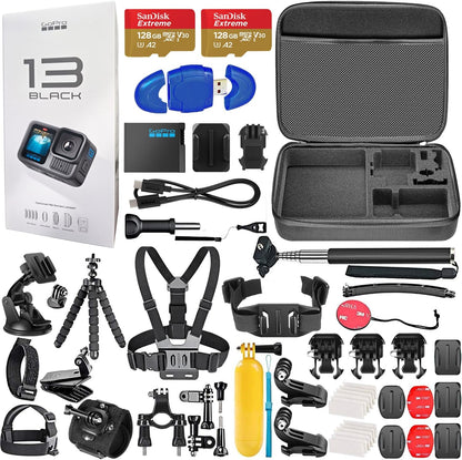 GoPro CHDHX-131-XX HERO13 Black Action Camera Bundle