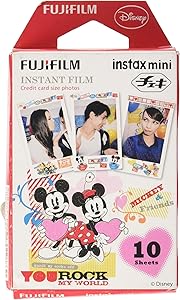 Fujifilm MICKEY & FRIENDS new Instax Mini Film 10 Sheets