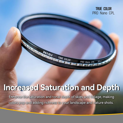 NiSi NIR-TCCPL-52 52mm True Color CPL Polarizing Filter