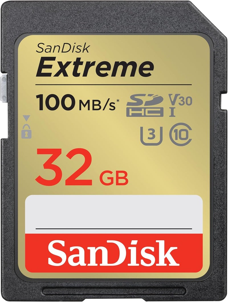 SanDisk SDSDXVT-032G-GNCIN 32GB Extreme SDHC UHS-I Card — main product image