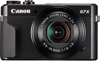 Canon G7X Mark II Camera Bundle 64GB Card (Renewed)