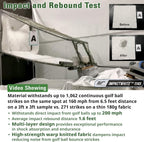 Elite Screens DIY10X20-IPW1145-F Golf Simulator Impact Screen 10'x20'