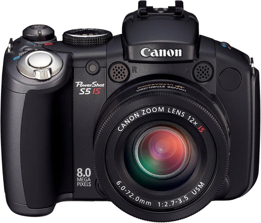 Canon 2077B001 PowerShot S5 IS 8MP 12x Zoom Camera