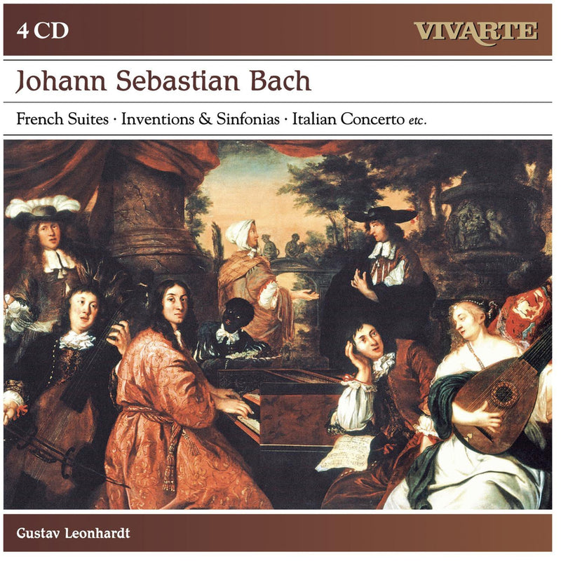 Sony Bach: French Suites - Inventions & Sinfonias 4-CD Set — main product image