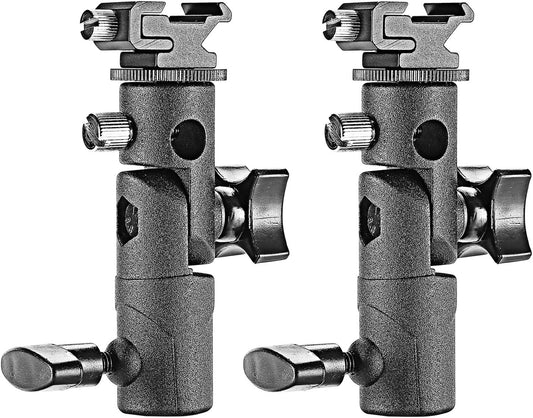 Neewer 90090197 Camera Flash Speedlite Mount Bracket 2-Pack