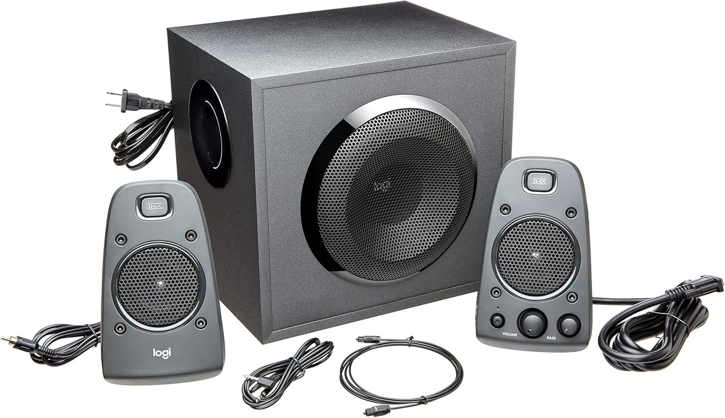 Logitech 980-001258 Z625 THX 2.1 Speaker System Optical
