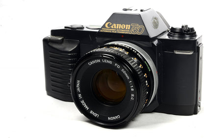 Canon T50 35mm SLR Film Camera with Zoom Lens - Renewed