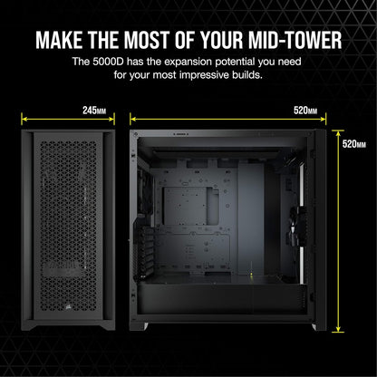 Corsair CC-9011210-WW 5000D Airflow ATX Mid-Tower PC Case