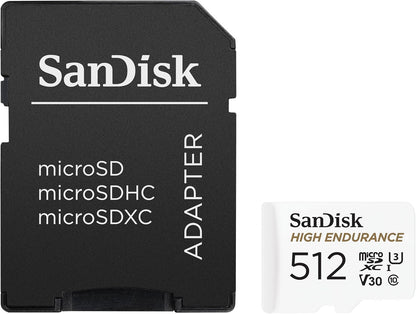 SanDisk SDSQQNR-512G-GN6IA 512GB High Endurance microSDXC Card